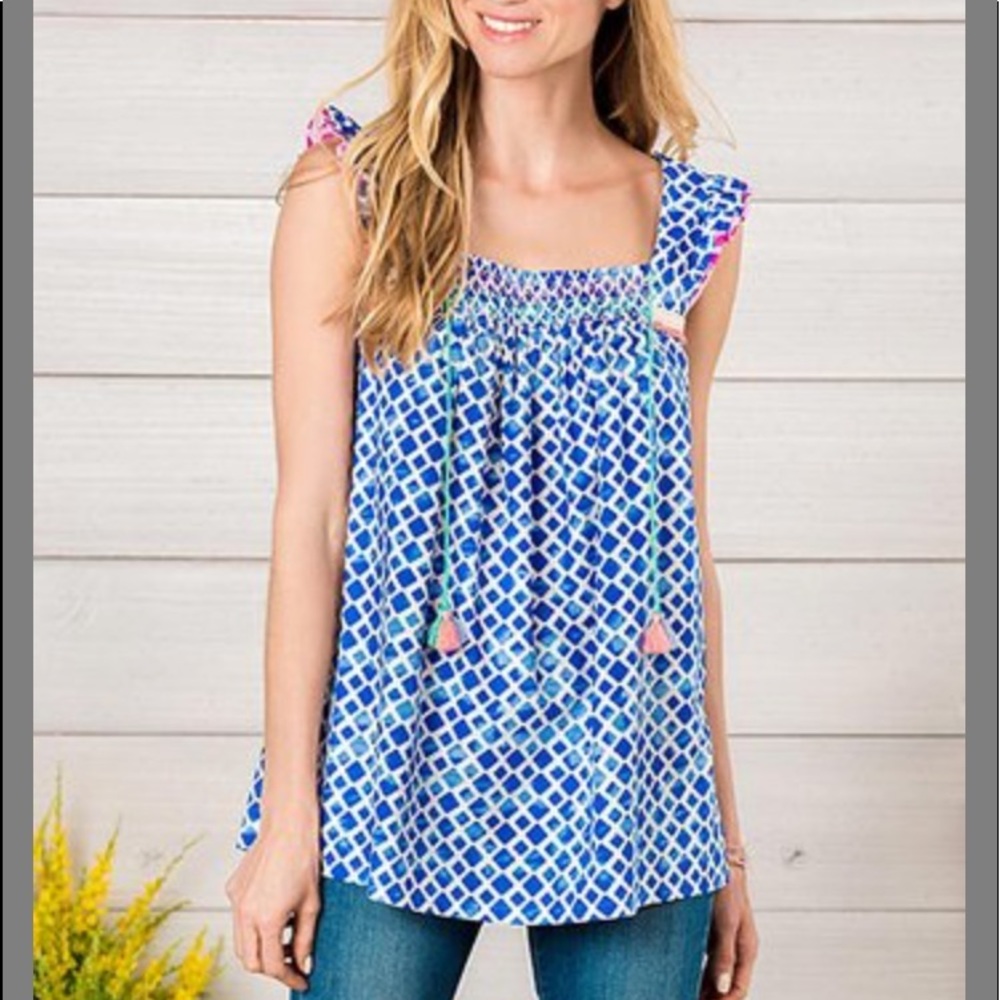 NWT Matilda Jane Wandering Waters top Size medium